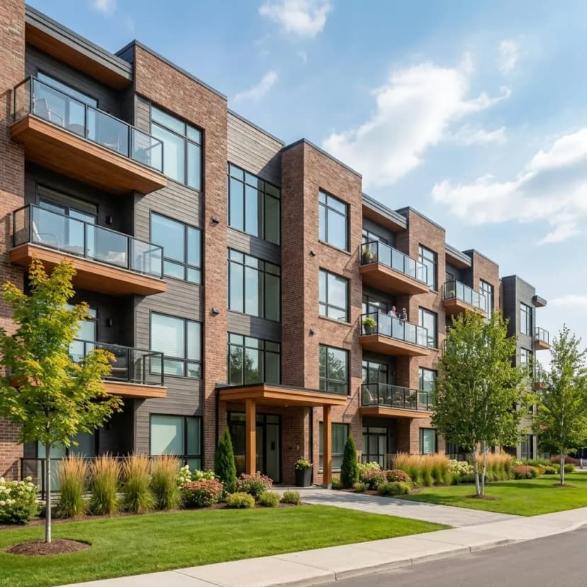 Multi-family apartment building siding replacement in Lehigh Valley