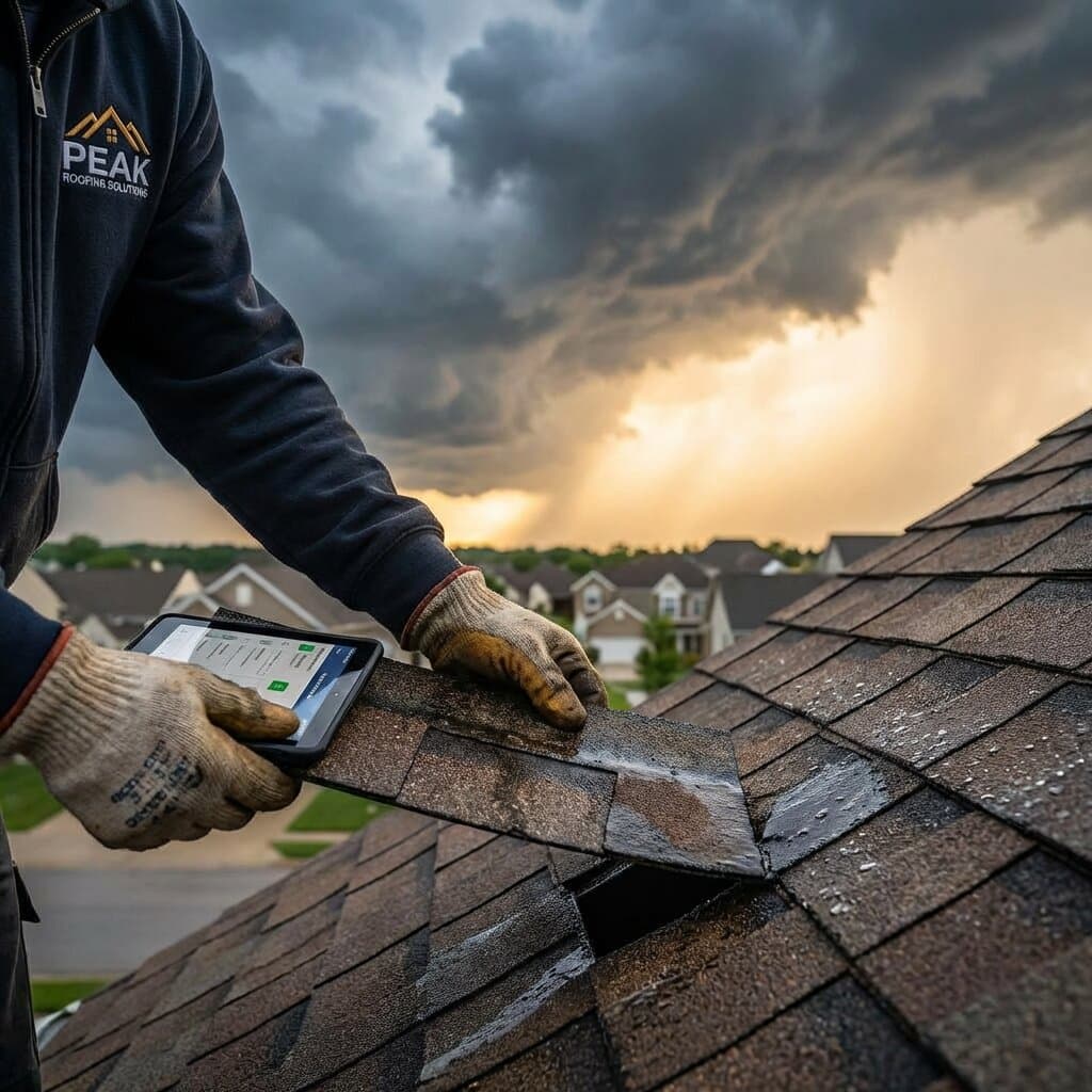 Storm damage roof replacement completed in Phillipsburg NJ