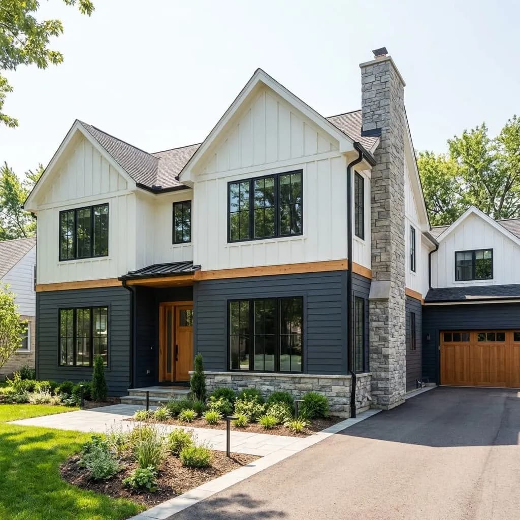 Two-Tone Siding Ideas: How to Mix Siding Styles and Colors
